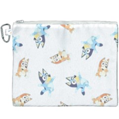 Bluey, Bluey Merch, Bluey Pattern, Bluey Bluey, Bingo, Bluey Design, Bluey Dog Canvas Cosmetic Bag (xxxl)