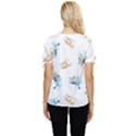 Bluey, Bluey merch, Bluey pattern, Bluey Bluey, bingo, Bluey design, bluey dog Bow Sleeve Button Up Top View4