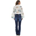 Bluey, Bluey merch, Bluey pattern, Bluey Bluey, bingo, Bluey design, bluey dog Boho Long Bell Sleeve Top View4