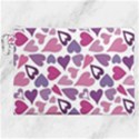 Heart Pattern Repetition Background Canvas Cosmetic Bag (XXL) View1