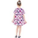 Heart Pattern Repetition Background Kids  Smock Dress View2