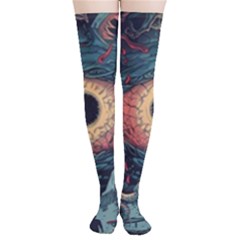 Monsters Nightmare Thigh High Stockings