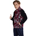 Abstract Pattern Background Kid s Button Up Puffer Vest View2