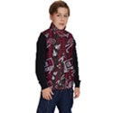 Abstract Pattern Background Kid s Button Up Puffer Vest View3