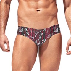 Abstract Pattern Background Men s Swim Brief