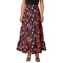 Abstract Pattern Background Tiered Ruffle Maxi Skirt View1