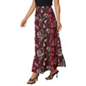 Abstract Pattern Background Tiered Ruffle Maxi Skirt View2