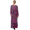 Abstract Art Pattern Design Background Maxi Chiffon Beach Wrap View2