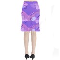Colorful Labstract Wallpaper Theme Short Mermaid Skirt View2