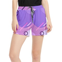 Colorful Labstract Wallpaper Theme Women s Runner Shorts