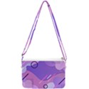 Colorful Labstract Wallpaper Theme Double Gusset Crossbody Bag View1