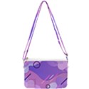 Colorful Labstract Wallpaper Theme Double Gusset Crossbody Bag View2
