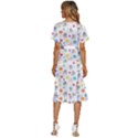 Bluey, Bluey merch, Bluey pattern, Bluey Bluey, bingo, Bluey design, bluey dog Women s Kimono Wrap Satin Dress View4
