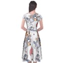 Bluey, Bluey merch, Bluey pattern, Bluey Bluey, bingo, Bluey design, bluey dog Cap Sleeve Wrap Front Dress View2