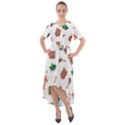Bluey, Bluey merch, Bluey pattern, Bluey Bluey, bingo, Bluey design, bluey dog Front Wrap High Low Dress View1
