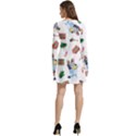 Bluey, Bluey merch, Bluey pattern, Bluey Bluey, bingo, Bluey design, bluey dog Long Sleeve Velour Skater Dress View4