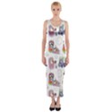 Bluey, Bluey merch, Bluey pattern, Bluey Bluey, bingo, Bluey design, bluey dog Fitted Maxi Dress View1