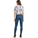 Bluey, Bluey merch, Bluey pattern, Bluey Bluey, bingo, Bluey design, bluey dog Women s Round Neck Short Sleeve Crop Top View4