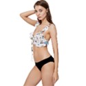 Bluey, Bluey merch, Bluey pattern, Bluey Bluey, bingo, Bluey design, bluey dog Low Cut Ruffle Edge Bikini Top View2