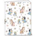 Bluey, Bluey merch, Bluey pattern, Bluey Bluey, bingo, Bluey design, bluey dog 7  x 9  Softcover Notebook View1