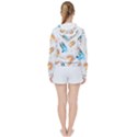 Bluey, Bluey merch, Bluey pattern, Bluey Bluey, bingo, Bluey design, bluey dog Women s Tie Up Sweat View2