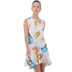 Bluey, Bluey Merch, Bluey Pattern, Bluey Bluey, Bingo, Bluey Design, Bluey Dog Frill Swing Dress