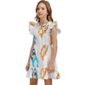 Bluey, Bluey merch, Bluey pattern, Bluey Bluey, bingo, Bluey design, bluey dog Kids  Winged Sleeve Dress View2