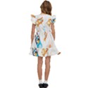 Bluey, Bluey merch, Bluey pattern, Bluey Bluey, bingo, Bluey design, bluey dog Kids  Winged Sleeve Dress View4