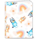 Bluey, Bluey merch, Bluey pattern, Bluey Bluey, bingo, Bluey design, bluey dog 6  x 8  Hardcover Notebook View1