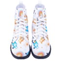 Bluey, Bluey merch, Bluey pattern, Bluey Bluey, bingo, Bluey design, bluey dog Men s High-Top Canvas Sneakers View1