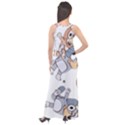 Bluey, Bluey merch, Bluey pattern, Bluey Bluey, bingo, Bluey design, bluey dog Sleeveless Velour Maxi Dress View2