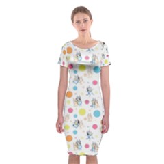 Bluey, Bluey Merch, Bluey Pattern, Bluey Bluey, Bingo, Bluey Design, Bluey Dog Classic Short Sleeve Midi Dress