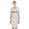 Bluey, Bluey merch, Bluey pattern, Bluey Bluey, bingo, Bluey design, bluey dog Classic Short Sleeve Midi Dress View1
