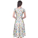 Bluey, Bluey merch, Bluey pattern, Bluey Bluey, bingo, Bluey design, bluey dog Cap Sleeve Wrap Front Dress View2
