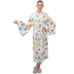 Bluey, Bluey Merch, Bluey Pattern, Bluey Bluey, Bingo, Bluey Design, Bluey Dog Maxi Velvet Kimono