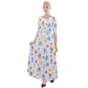 Bluey, Bluey merch, Bluey pattern, Bluey Bluey, bingo, Bluey design, bluey dog Half Sleeves Maxi Dress View1