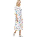 Bluey, Bluey merch, Bluey pattern, Bluey Bluey, bingo, Bluey design, bluey dog Double Cuff Midi Dress View3