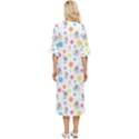 Bluey, Bluey merch, Bluey pattern, Bluey Bluey, bingo, Bluey design, bluey dog Double Cuff Midi Dress View4