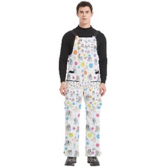 Bluey, Bluey Merch, Bluey Pattern, Bluey Bluey, Bingo, Bluey Design, Bluey Dog Men s Side Zip Front Pouch Ski And Snowboard Bib Pants	