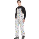 Bluey, Bluey merch, Bluey pattern, Bluey Bluey, bingo, Bluey design, bluey dog Men s Side Zip Front Pouch Ski And Snowboard Bib Pants	 View2