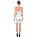 Bluey, Bluey merch, Bluey pattern, Bluey Bluey, bingo, Bluey design, bluey dog One Shoulder Ring Trim Bodycon Dress View2