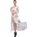 Bluey, Bluey merch, Bluey pattern, Bluey Bluey, bingo, Bluey design, bluey dog Maxi Chiffon Beach Wrap View1