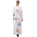 Bluey, Bluey merch, Bluey pattern, Bluey Bluey, bingo, Bluey design, bluey dog Maxi Chiffon Beach Wrap View2