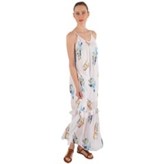 Bluey, Bluey Merch, Bluey Pattern, Bluey Bluey, Bingo, Bluey Design, Bluey Dog Cami Maxi Ruffle Chiffon Dress