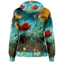 Flowers Detail Painting Nature Women s Pullover Hoodie View2