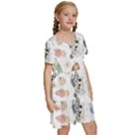 Bluey, Bluey merch, Bluey pattern, Bluey Bluey, bingo, Bluey design, bluey dog Kids  Short Sleeve Tiered Mini Dress View3
