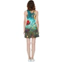 Flowers Detail Painting Nature Inside Out Reversible Sleeveless Dress View2