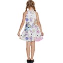 Bluey, Bluey merch, Bluey pattern, Bluey Bluey, bingo, Bluey design, bluey dog Kids  Halter Collar Waist Tie Chiffon Dress View4