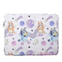 Bluey, Bluey merch, Bluey pattern, Bluey Bluey, bingo, Bluey design, bluey dog 15  Vertical Laptop Sleeve Case With Pocket View1