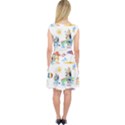 Bluey, Bluey merch, Bluey pattern, Bluey Bluey, bingo, Bluey design, bluey dog Capsleeve Midi Dress View2